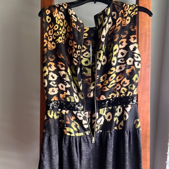 Rachel rachel Roy Drop Waist Sequin Print Dress - Picture 6 of 9